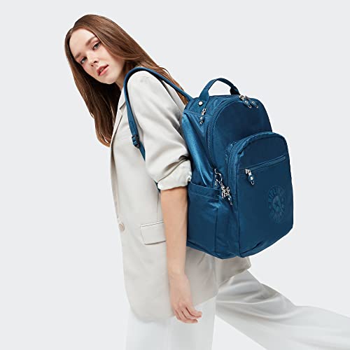 Image of Kipling Women's Seoul 15 inch Laptop Backpack, Durable, Roomy with Padded Shoulder Straps, Built-In Protective Sleeve