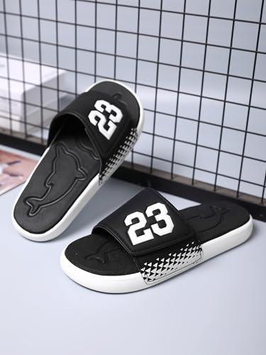 Image of DREAM LAKE Men's Sport Slide Sandals, Flexible Midsole, Casual Beach Slides