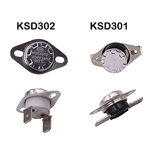 Thermostat KSD301 110°C NO capteur de température 10A METER STAR en lot