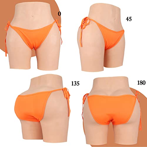 Calcinhas de silicone falsas, boxer, cuecas quadris, modelador de controle, roupas íntimas macias pa