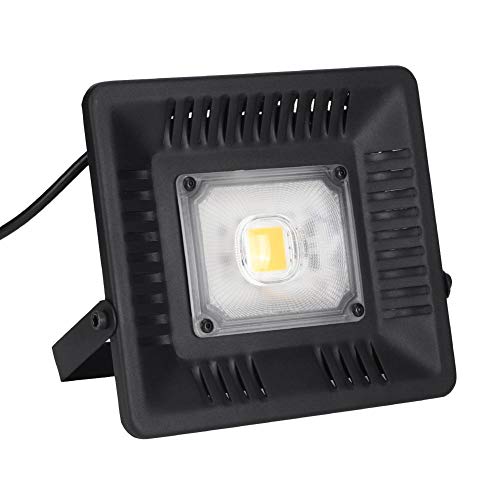 50W LED Plants Growing Light, Full Spectrum Growing Light IP67 Waterproof COB Spotlight Lamp Indoor Plants Lamp (UK 220V)
