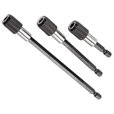 Yuhtech 3 Pcs Vástago hexagonal destornillador Bit Holder Cover