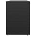 KCCLVER Garden Storage Cabinet Black 39.4