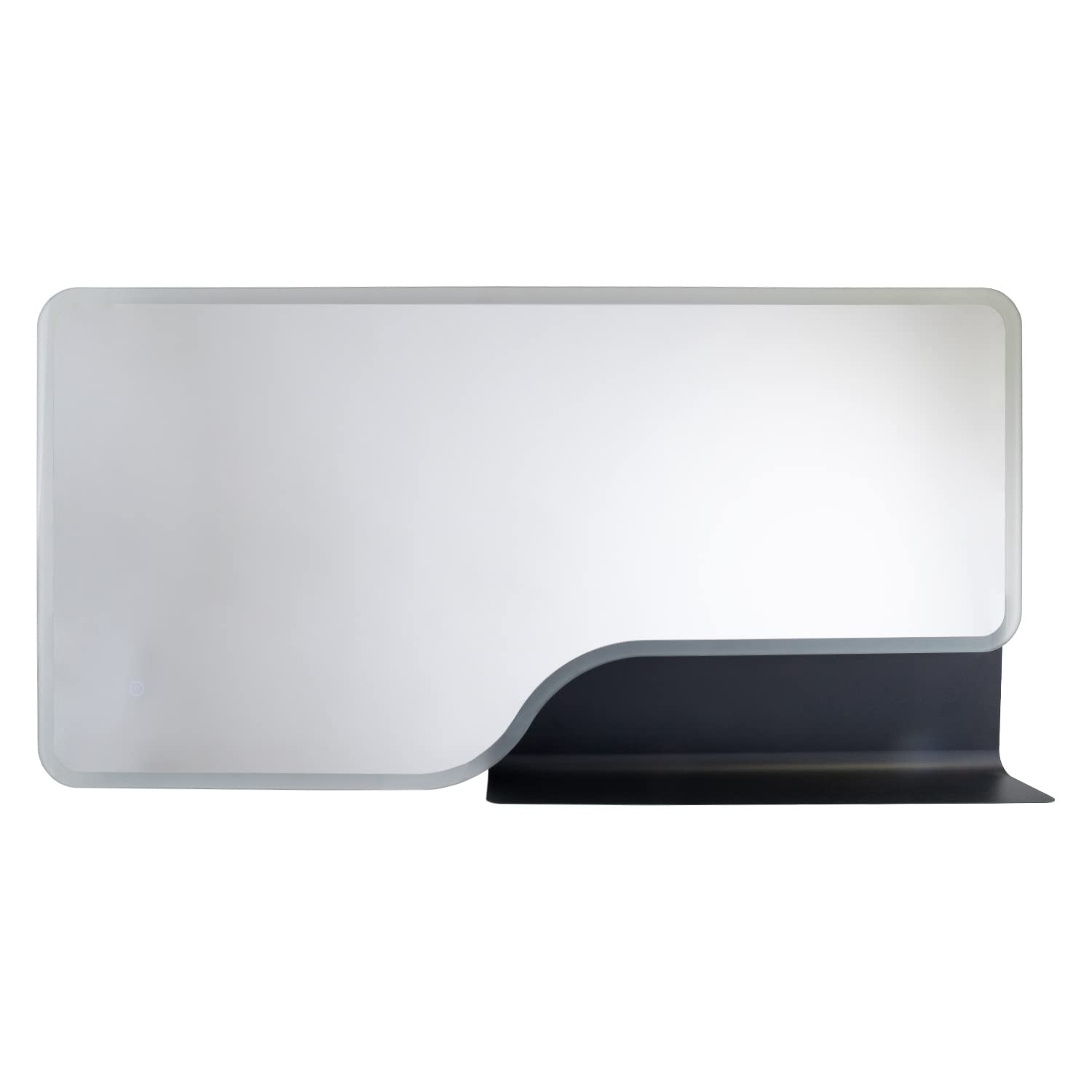 Paco Home Lampe Spiegel Badspiegel mit Beleuchtung Badezimmer Indirekte Beleuchtung Deko Bad IP44 Touch-Schalter, Lampenart: Rechteckig (120x60cm), Farbe:Typ 9