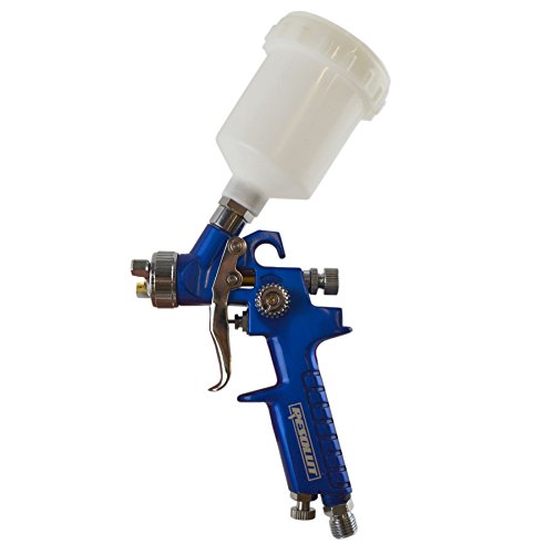 AB Tools Mini Spray Gun Gravity Feed HVLP Touch Up Gun 0.8mm Nozzle 125ml Pot