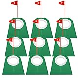 Lunarthos Golf Putting Practice Cup with Flag, Portable Indoor Outdoor Training Aids for Yard Garage Office