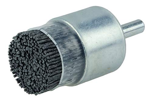 Image of Weiler 86097 1 inch Burr-RX End Brush, Coated Cup, .055 /80 CG, Made in The USA (Pack of 10)