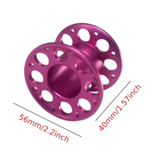 Carrete de buceo compacto antigiros con bobina de hilo resistente 3