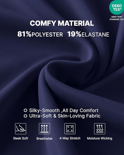 G4Free Umstandshose Damen Hohe Taille Yogahose mit Taschen Weites Bein Umstandsmode für Schwangere Lang Freizeithose Stretch Lose Gerade Hose(Königsblau,M,30\)