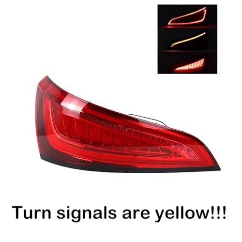 Feu arrière LED Q5 à éclairage jaune clignotant gauche 13-17 - 2