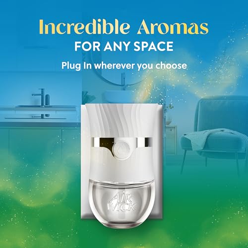 Air Wick Plug in Scented Oil Refill, 10ct, Fresh Linen, Air Freshener, Essential Oils, Eco Friendly Pack - Image 4