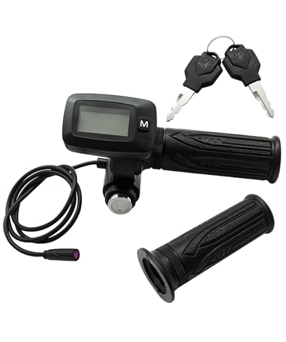 Taruimoo Electric Bike Throttle with LCD Display and M Button