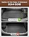 Car Cargo Liner & Floor Mats for Mazda 3 Hatchback: 2014 2015 2016 2017 2018 Custom Fit All Weather Waterproof TPE Floor Liners, Front & Rear & Cargo Mat Tray Accessories, 4PCS (No Fit for Sedan)