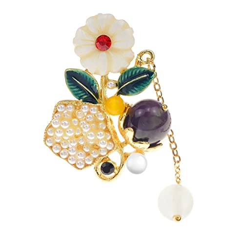 Broches pour femmes élégantes : l'accessoire en émail parfait pour une robe de cocktail