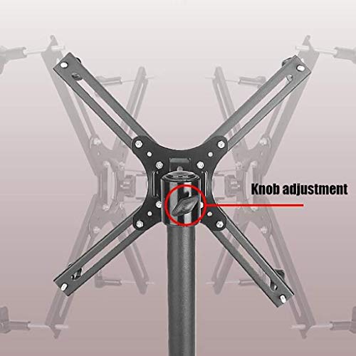 Soporte móvil para TV, base para pantalla LCD 19-27 pulg miniatura 4