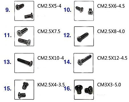 fenglei okuya Carburateur 320 stks Laptop Schroeven Set voor IBM Hp Sony Toshiba Dell Thinkpad Samsung Acer Benq Motor… - Image 4