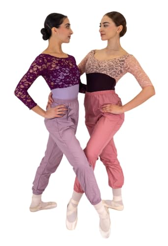 danza più Sudorella, Pantaloni da Riscaldamento (Corta, Blu, XXL)