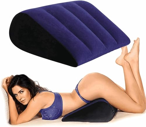 Inflatable Bed Wedge Pillow for Couples and Yoga