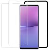 HUAKE エクスペリア10 v 保護フィルム【(2枚)ガラスフィルム ＋ガイド枠付き】ガラスフィルム Xperia 10 V 2023 SO-52D SOG11 用 国産硝子素材製 強化 ガラス 指紋防止 液晶 保護 フィルム