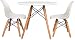 UrbanMod Kids Mid Century Style Modern White Table Set, Round Table with Two (2) ABS Easy-Clean Chairs!! Highest Strength Capacity (330lbs) - Safer Chair Height!