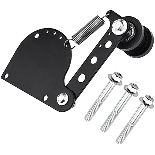 Napinacz łańcucha do roweru zmotoryzowanego, sprężynowy napinacz łańcucha kompatybilny z silnikiem 49 cm³ 66 cm³ 80 cm³