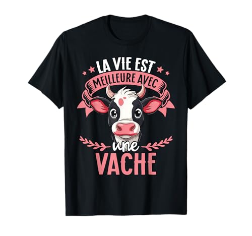 Je M’en Fous Je Suis Une Vache - Sweet Cow T-Shirt