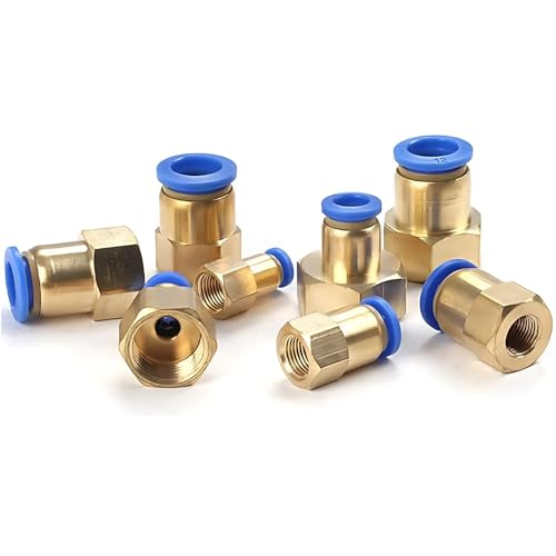 Raccord pneumatique PCF anti-fuite à connexion rapide femelle 1/4 pour tube 10mm