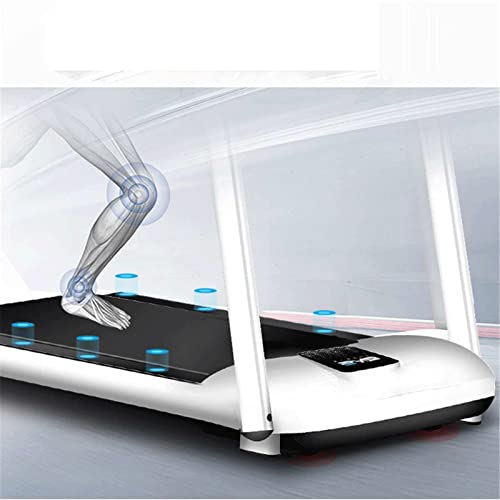 Image of Treadmills Multifunctional Foldable Mini Fitness Home Treadmill Indoor Exercise Equipment Gym Folding House Fitness Treadmills (White)