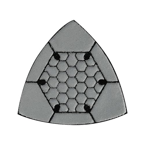 Kit de Almohadilla Pulido triangular 90 mm para esmerilado seco con ajuste universal 4