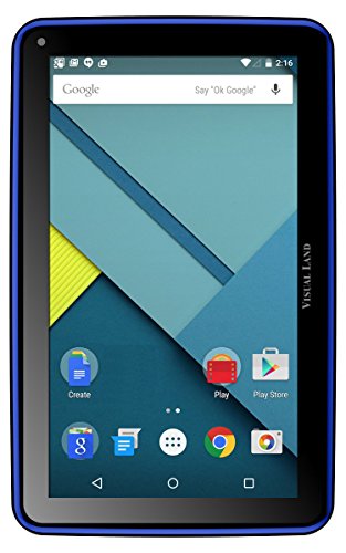 Visual Land Prestige Elite 7Ql Famtab - 7" Quad Core 16Gb Lollipop 5.0 Android Tablet With Bumper Case ( Royal Blue ) #TOP2
