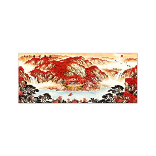 Tableau sur Toile Paysage d'Automne pour Créer une Ambiance Zen dans Votre Salon