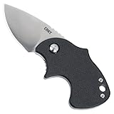 CRKT Orca Assisted Opening Folding Knife: Drop Point with D2 Steel Blade, Glass-Reinforced Nylon Handle, Liner Lock, 7930