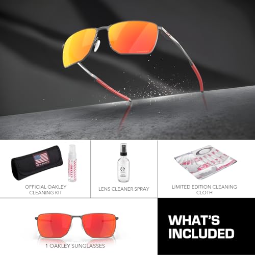 Oakley OO4142 EJECTOR – Polarized/Non-Polarized - Rectangle Sunglasses with Official Eyewear Kit Bundle3