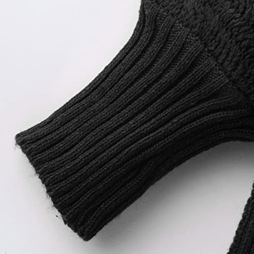 Long Jacket Women Women's Sweater Half High Neck Loose Solid Color Sweater Top Long Sleeve Elegant Thick Warm Sweater Blouse Open Cardigans for Women - Afbeelding 6