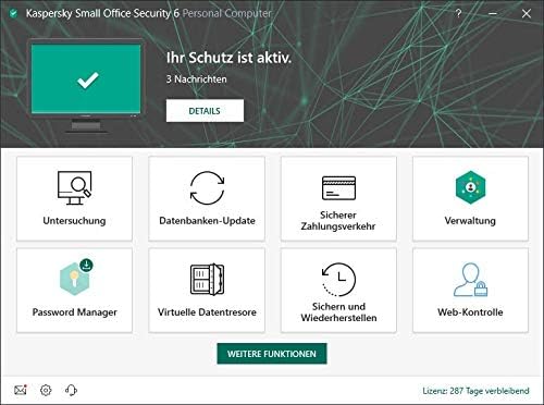 Kaspersky Small Office Security 8 Standard 5 Gerate 5 Mobil 1 Server 1 Jahr Windows Mac Android Winserver Fur Kleine Unternehmen Standard Pc Mac Aktivierungscode Per Email Amazon De Software