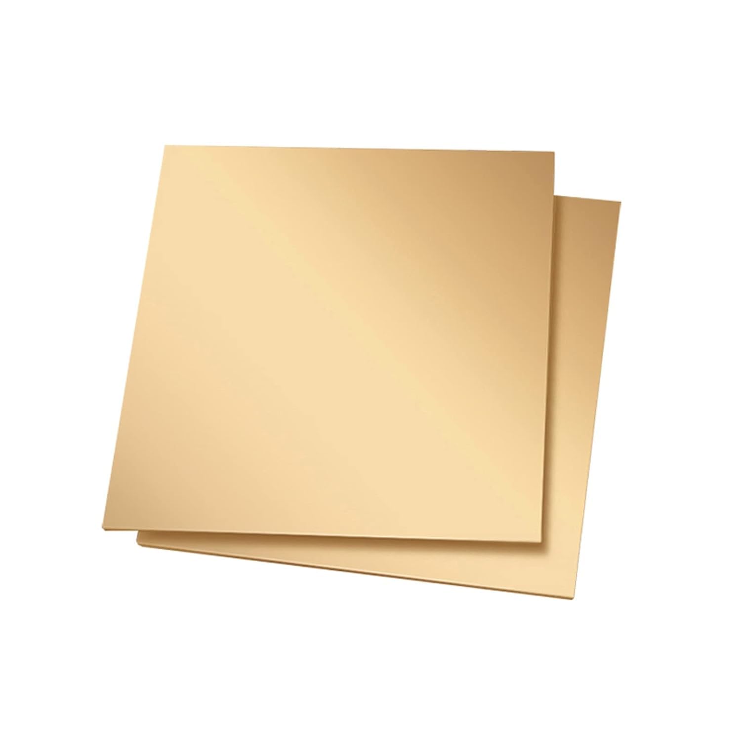 Brass Plate Sheet Thickness 3mm x 40mm x 50mm 10Pcs, Brass Metal Plates Sheets for Crafts DIY Decoration Hobbies from Bopaodao