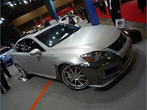 Sankuai 1 st Zilver Geborsteld Aluminium V-i-n-y-l Wrap Film Folie Auto Wrapping Bubble Gratis Bike Console Computer… - Image 3