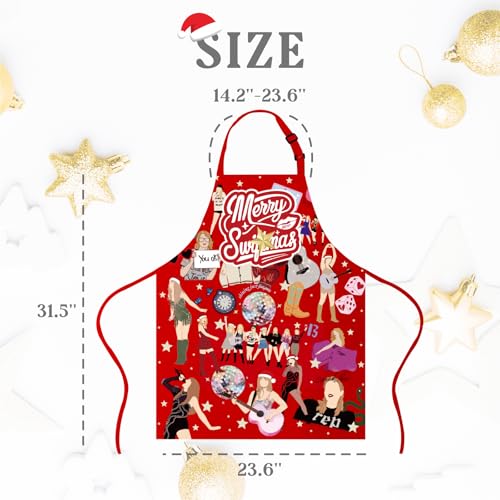Saukore Avental de Natal engraçado para mulheres, aventais de cozinha de cozinha, lindos aventais de