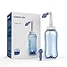Irrigazione nasale per risciacquo sinusale, detergente per naso, rondella per naso per adulti e bambini/bambini Rinite allergica fredda sinusite Influenza infermieristica, vaso Neti da 300 ml