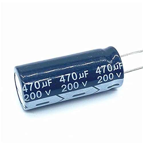 Condensateur 200v 470uF électrolytique stable en aluminium haute tolérance 18x40