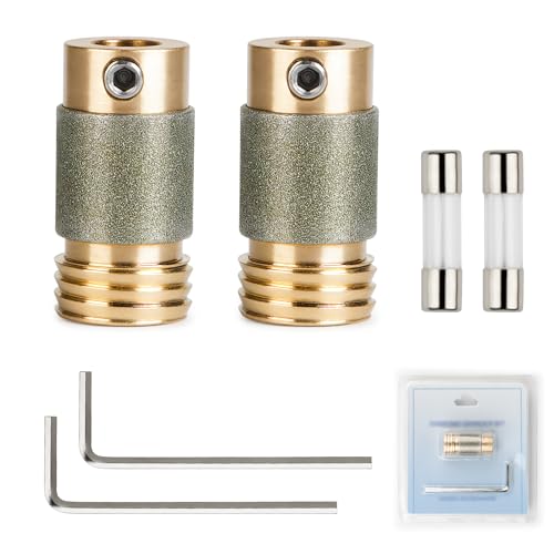 2pc 5/8 Stained Glass Grinder Bits Self Watering for Stained Glass Grinding Bits Stained Glass Tools and Supplies for Grinder Art & Decoration Processing Tools
