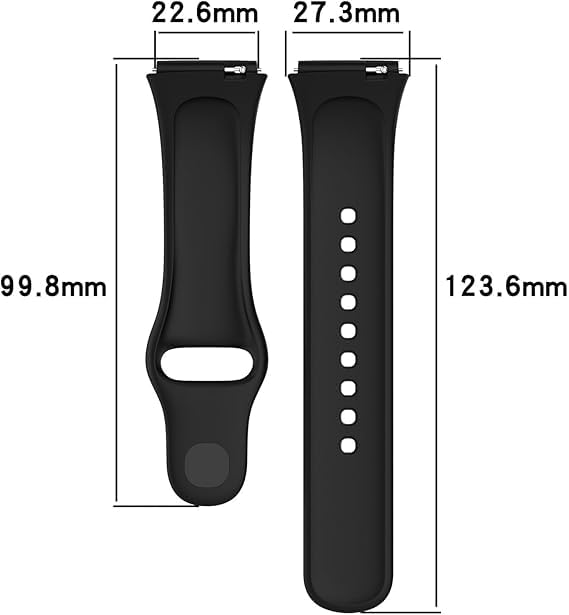 Image of Bands for Redmi Watch 3 ACTIVE Smartwatch Only, Soft Silicone Replacement Straps for Men & Women Comfort and Flexible Strap (Not for Watch 3)