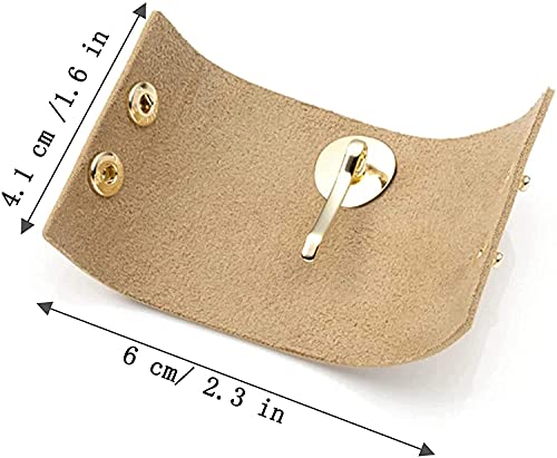 Everyonefdly Handmade Leather Hair Cuff, Leather Ponytail Holder, Ponytail Wrap Hair Glove, Leather Hair Wraps For Ponytails For Women With Long Hair (Black) #TOP4