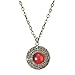 Franco Lost Treasure Necklace with Red Gem Costume Accessory, Gold / Red, One Size