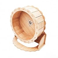 15cm Leise Laufrad Hamster,Laufrad aus Holz, Holz Hamster Leise Rennmäuse Kleintier Haustier,Geeignet für Zwerghamster und Rennmäuse