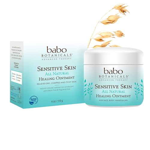 Babo Botanicals Organic Sensitive Skin All Natural Healing Ointment, 4 Ounce Fragrance Free Babo Botanicals Organic Sensitive Skin All Natural Healing Ointment, 4 Ounce Fragrance Free