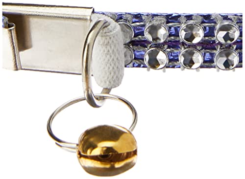 COLEIRA ELASTICA GATO LUXO STRASS UN