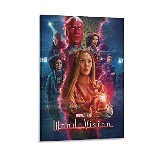Póster Wandavision (2) Póster decorativo de lienzo para pared e imagen artística impresa moderna...