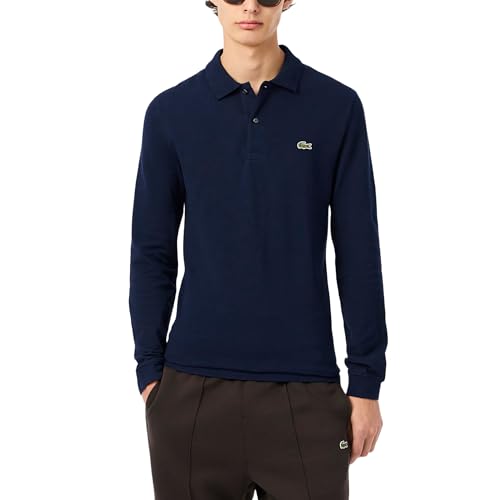 Lacoste Men's Long Sleeve Classic Slim Fit Pique Polo