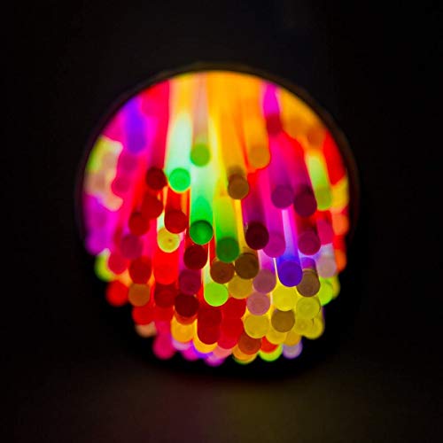 YIQI Lichtstaafjes, 100 stuks glowsticks met connector, glowstick geschikt voor kinderverjaardagsfeest, disco… - Image 8